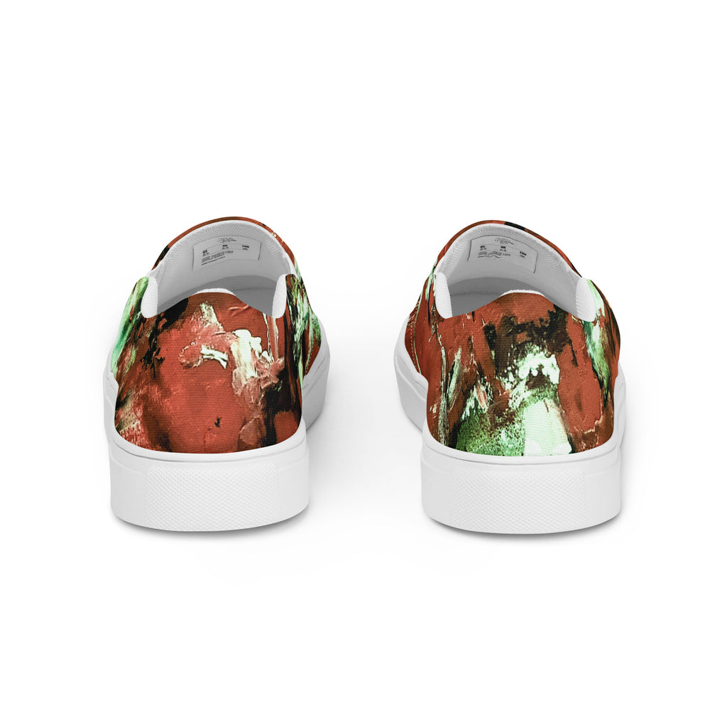 Womyn's Slip On- Mismatch Green