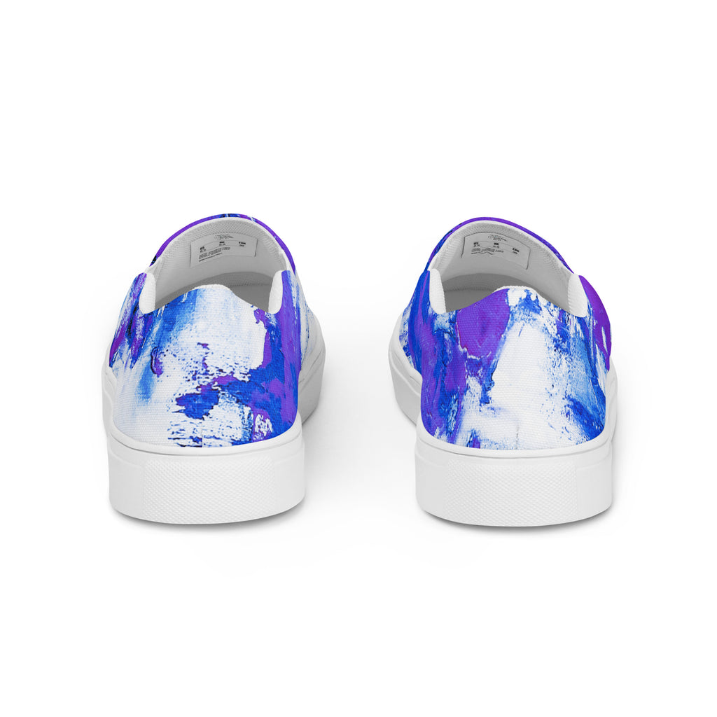 Womyn's Slip On- Mismatch Purple