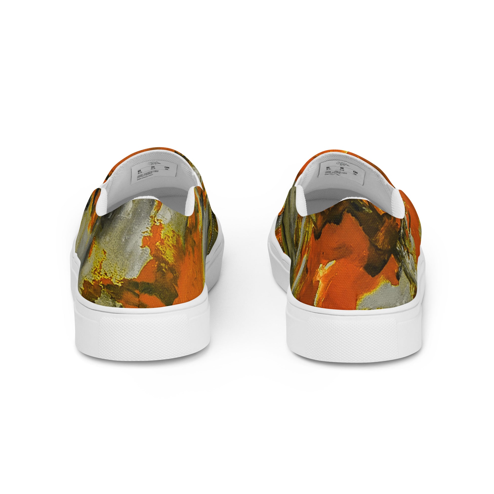 Womyn's Slip On- Mismatch Orange