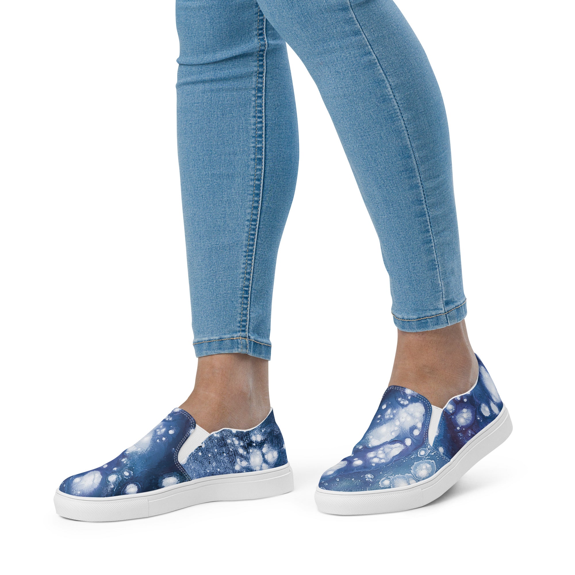 Womyn's Slip On- Galaxy Blue