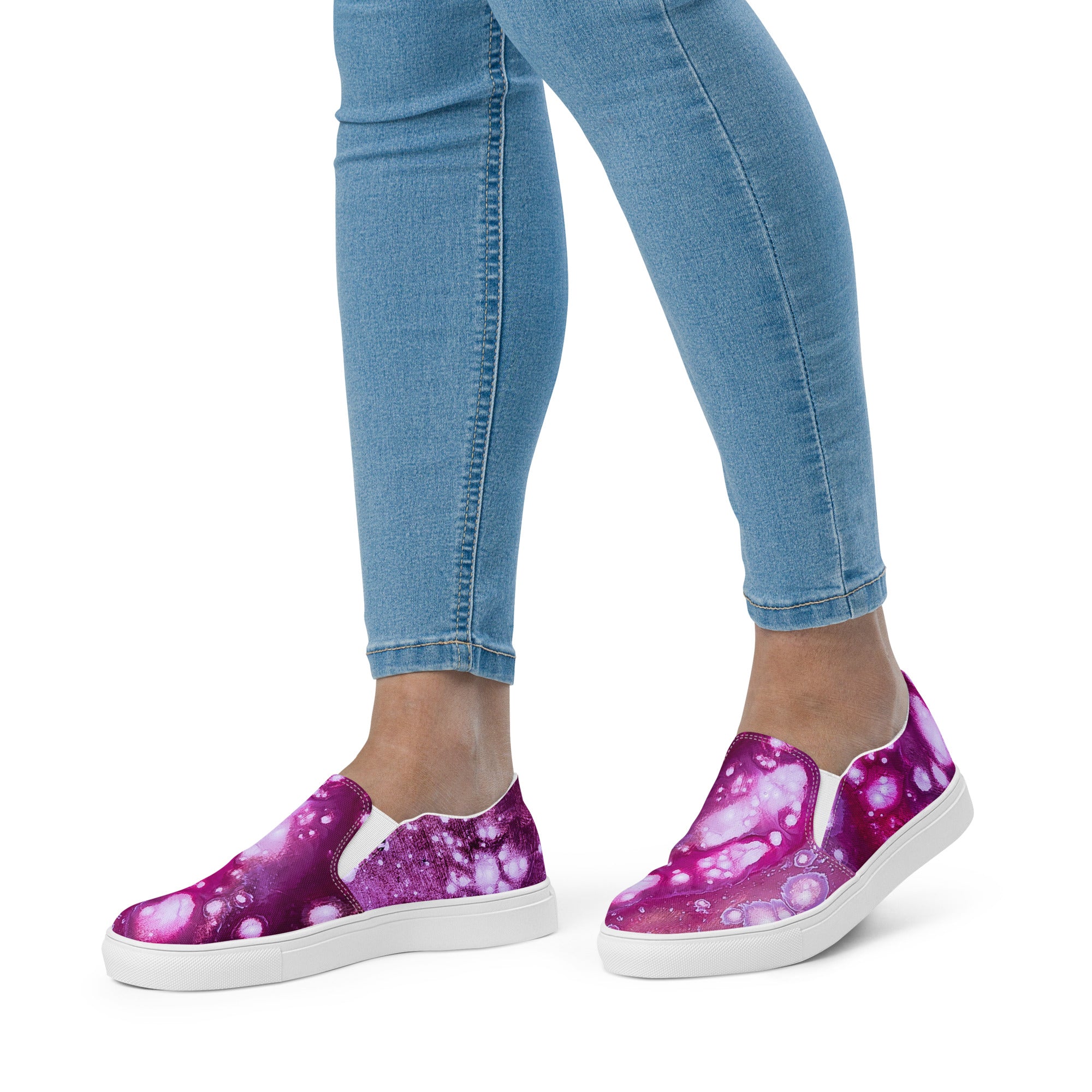 Womyn's Slip On- Galaxy Fuchsia