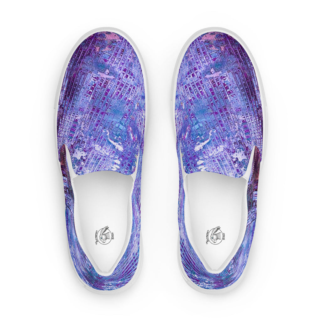 Womyn's Slip On- Weave Purple