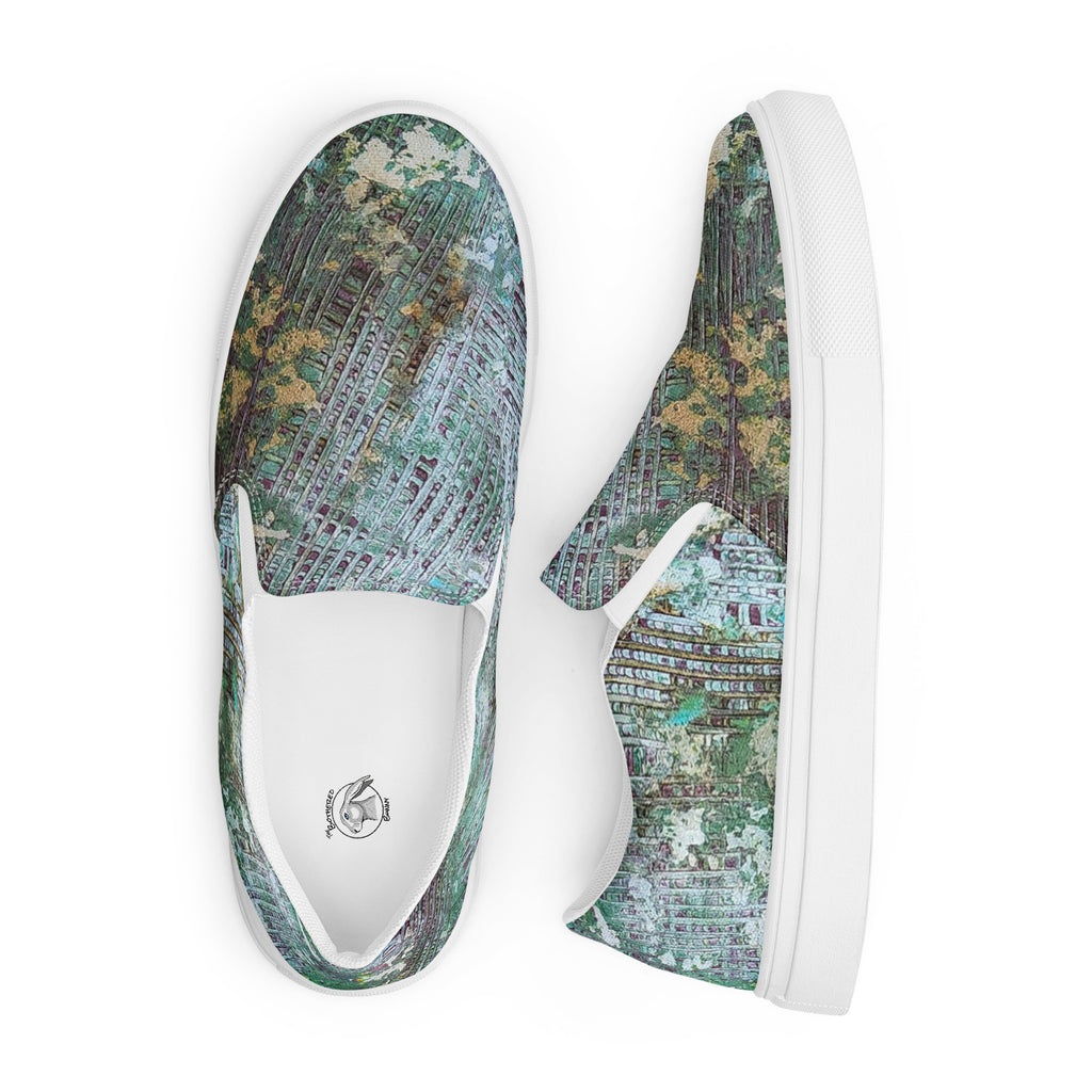 Womyn's Slip On- Weave Green