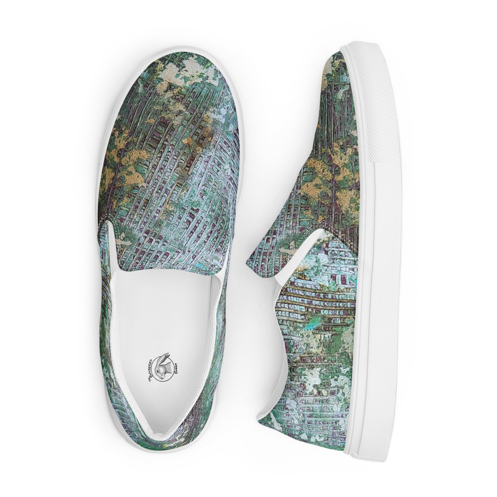 Womyn's Slip On- Weave Green