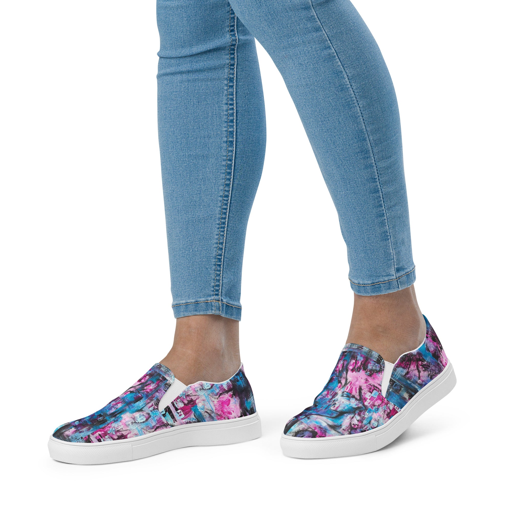 Womyn's Slip On- Pink Lady