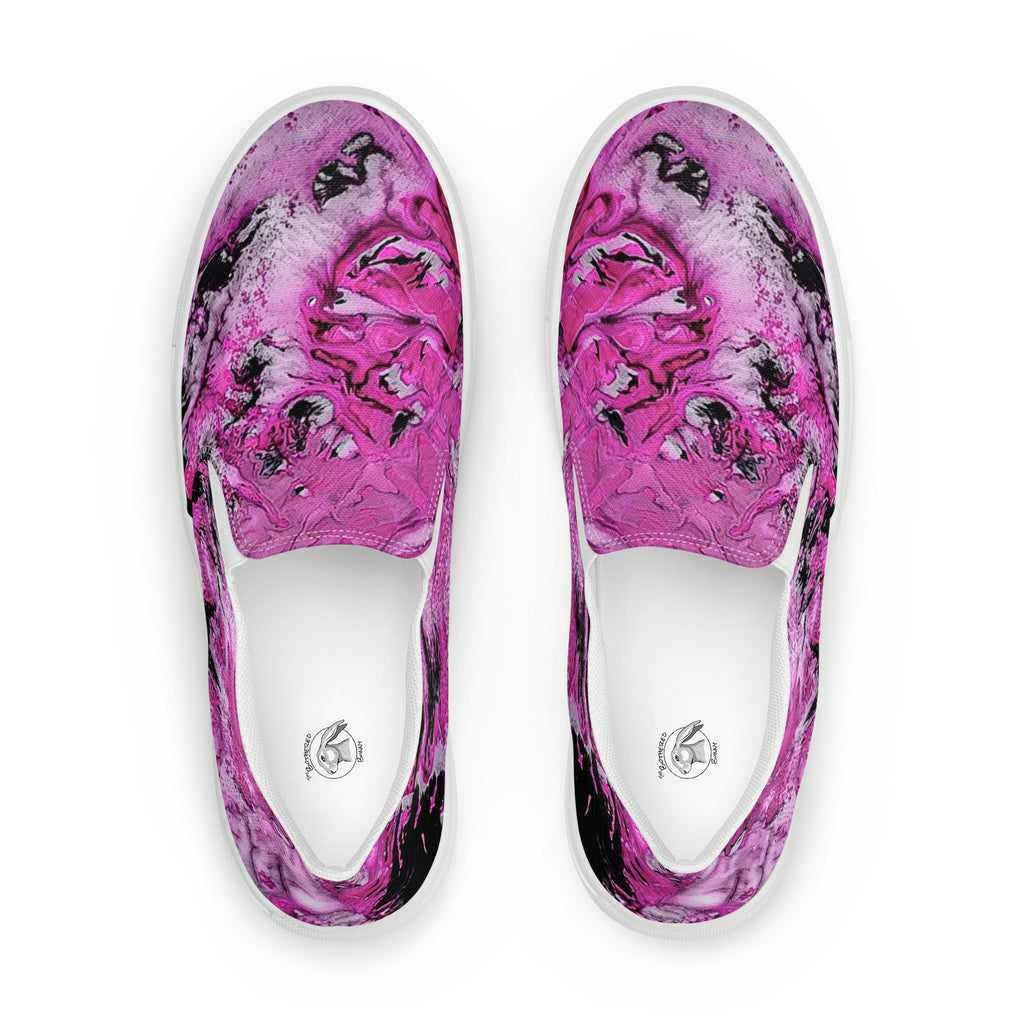 Womyn's Slip On- Pink Marble