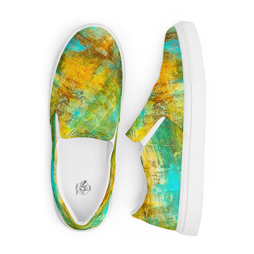 Womyn's Slip On- Bright Earth Flow