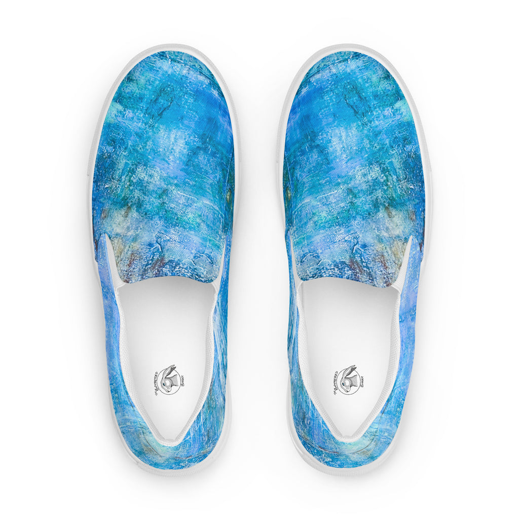 Womyn's Slip On- Bright Earth Blue