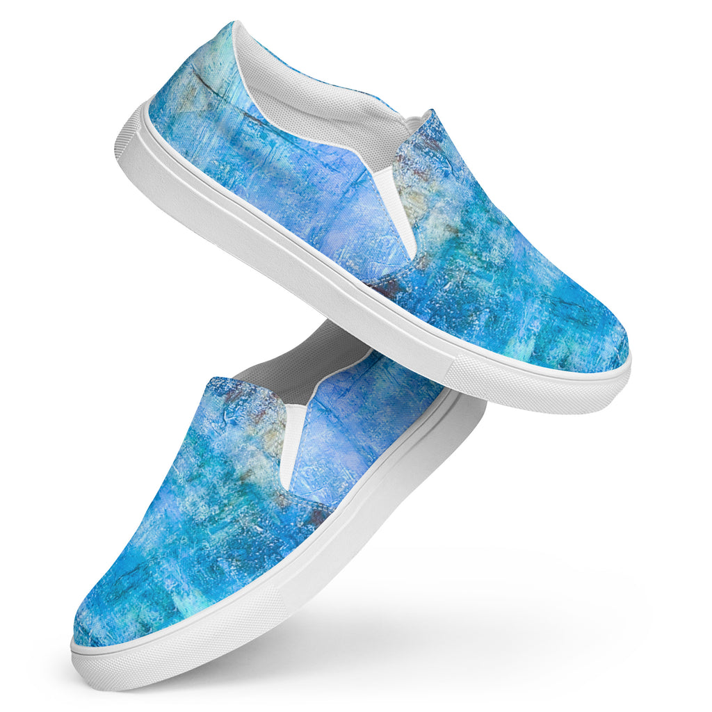 Womyn's Slip On- Bright Earth Blue