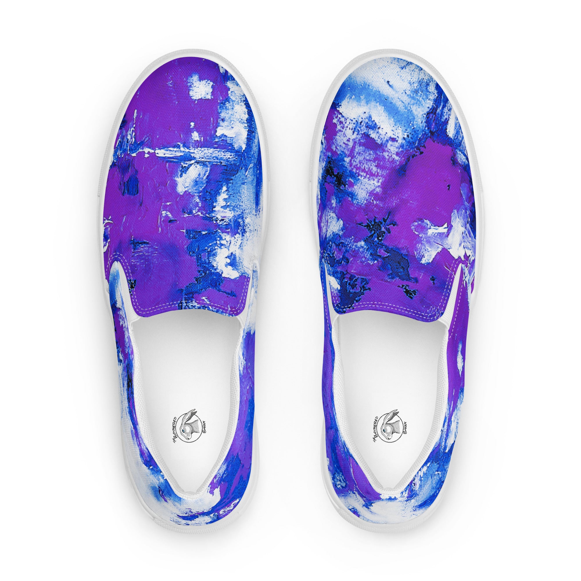 Womyn's Slip On- Mismatch Purple