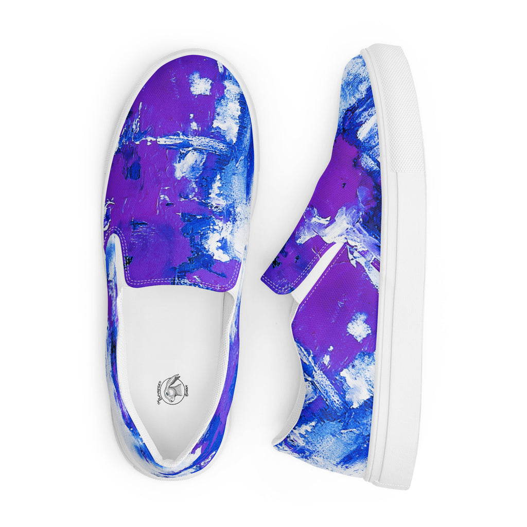 Womyn's Slip On- Mismatch Purple