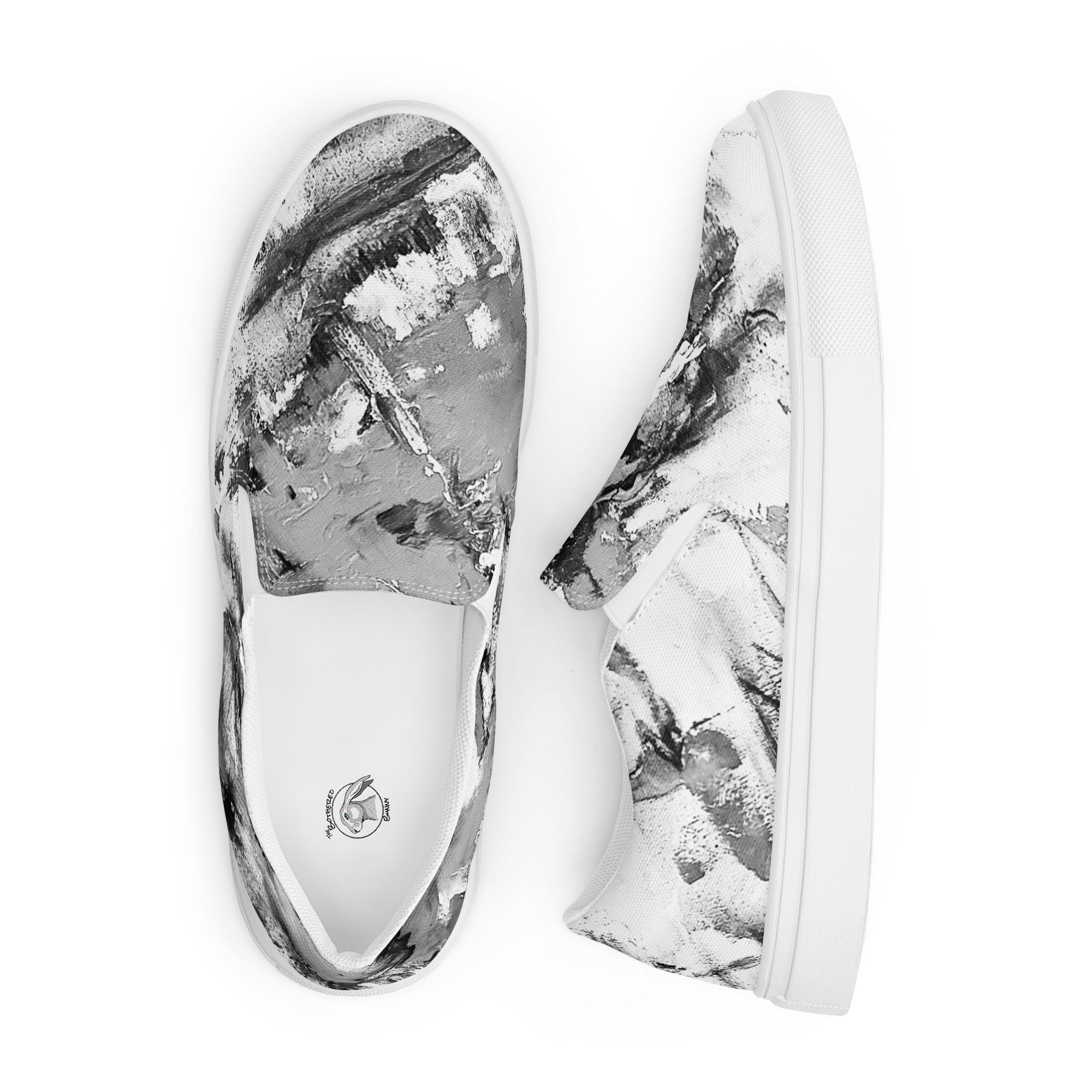 Womyn's Slip On- Mismatch Grey