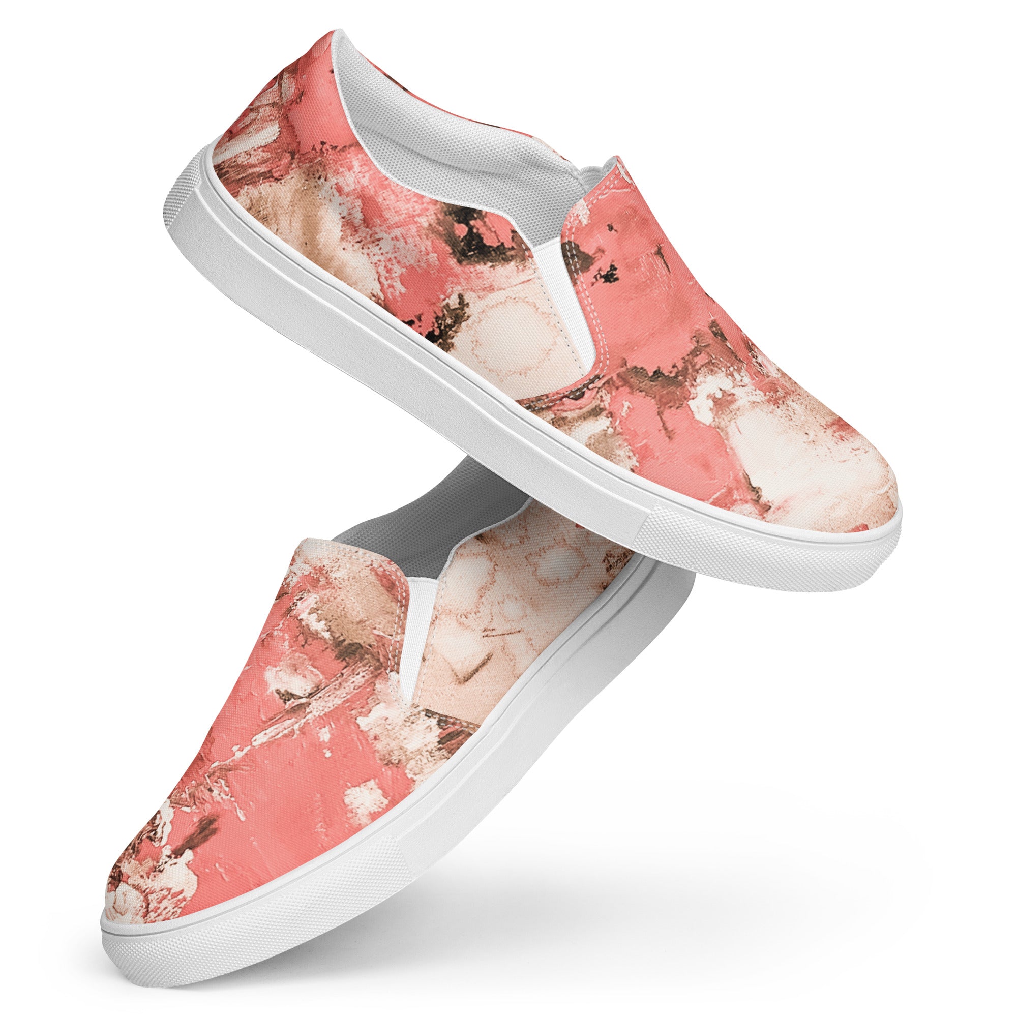Womyn's Slip On- Mismatch Peach