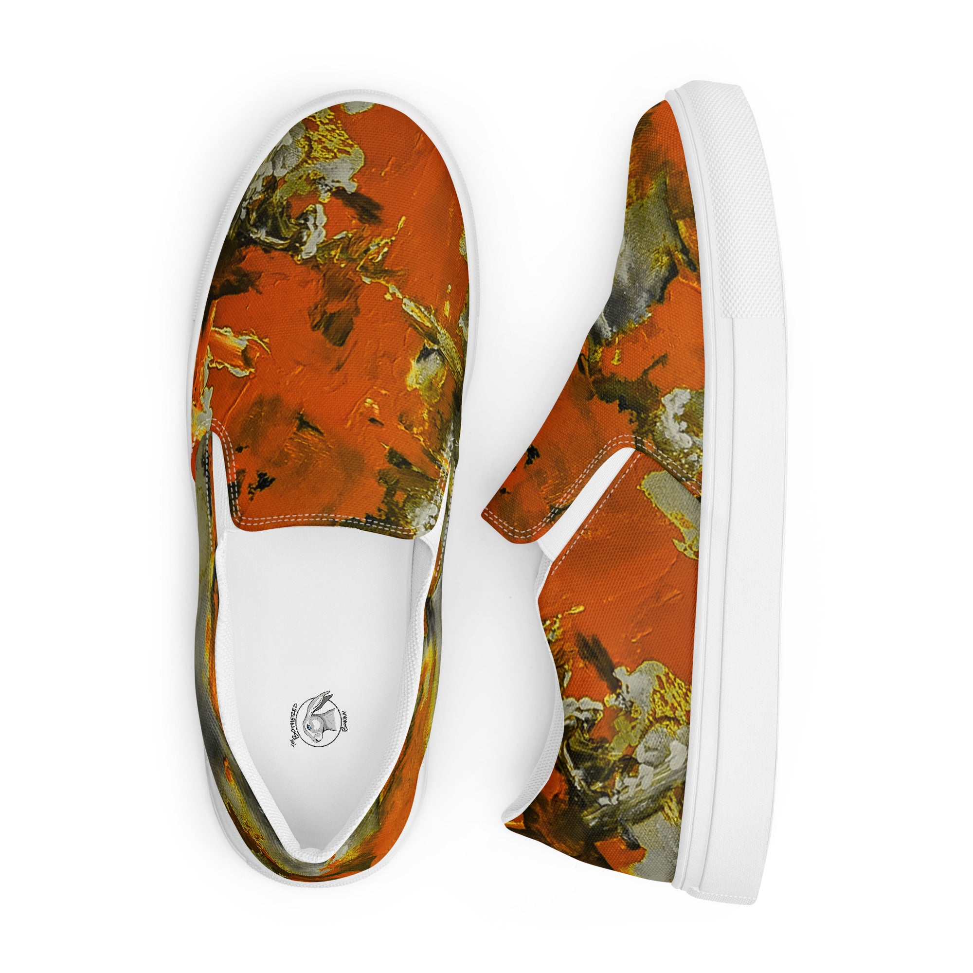 Womyn's Slip On- Mismatch Orange