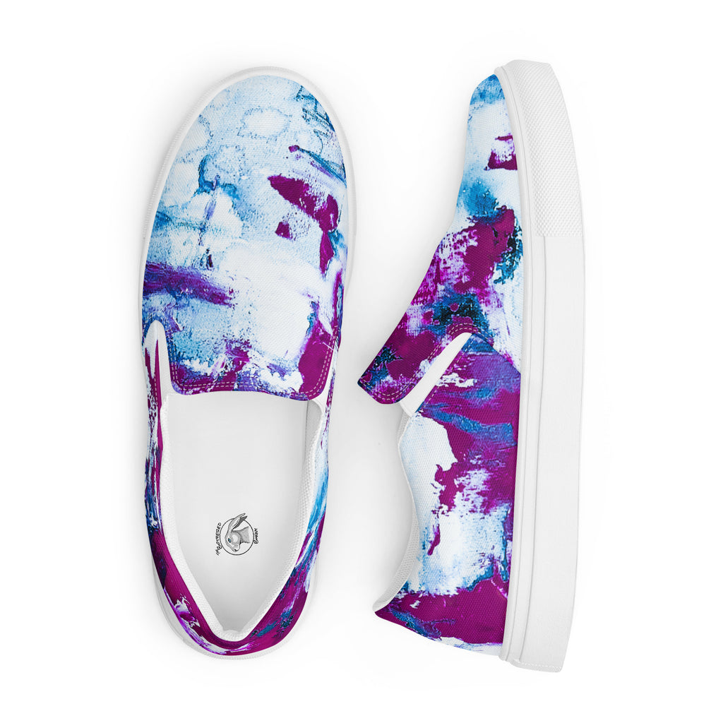 Womyn's Slip On- Mismatch Turquoise