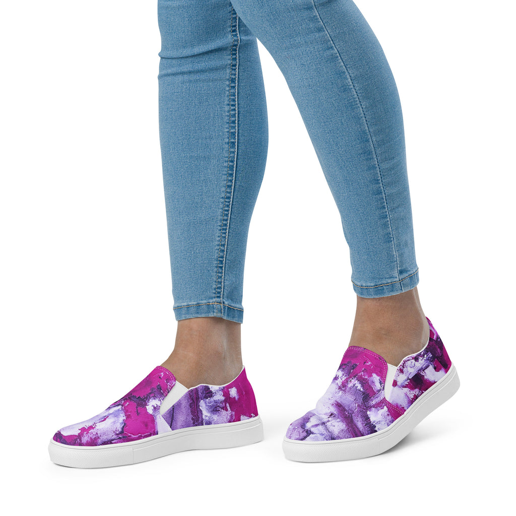 Womyn's Slip On- Mismatch Pink