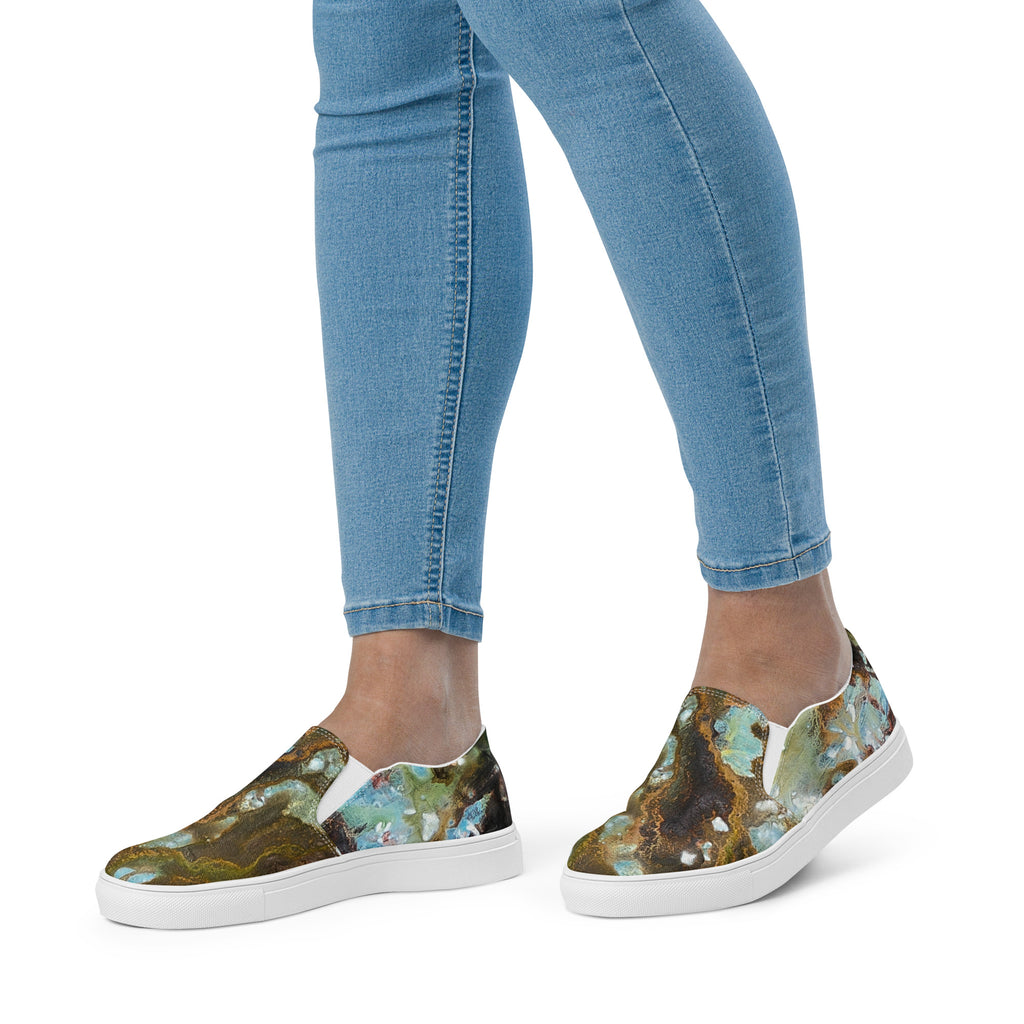 Womyn's Slip On- Microscope