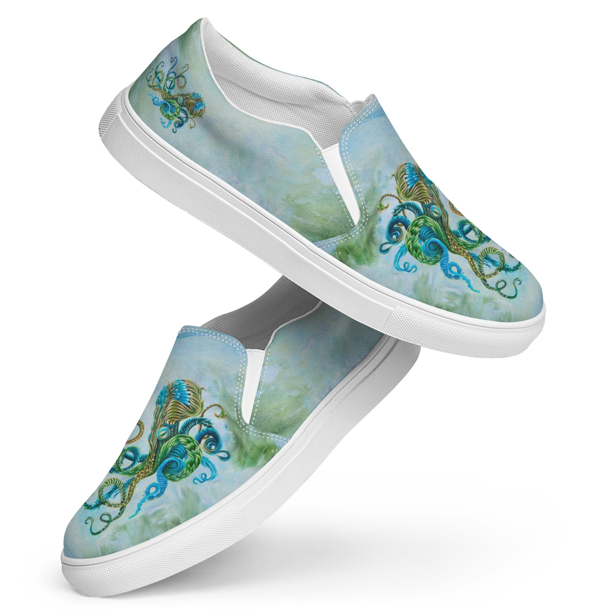 Womyn's Slip On- Nature Octopus