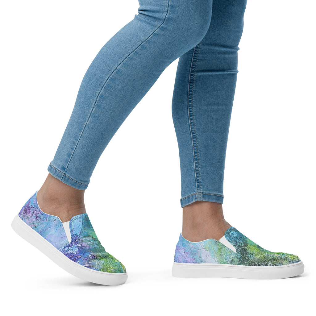 Womyn's Slip On- Lagoon